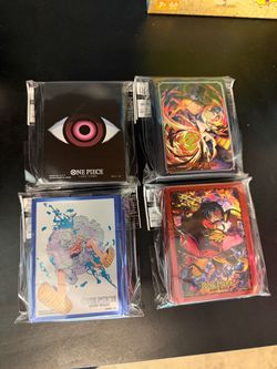 One piece trading card sleeves