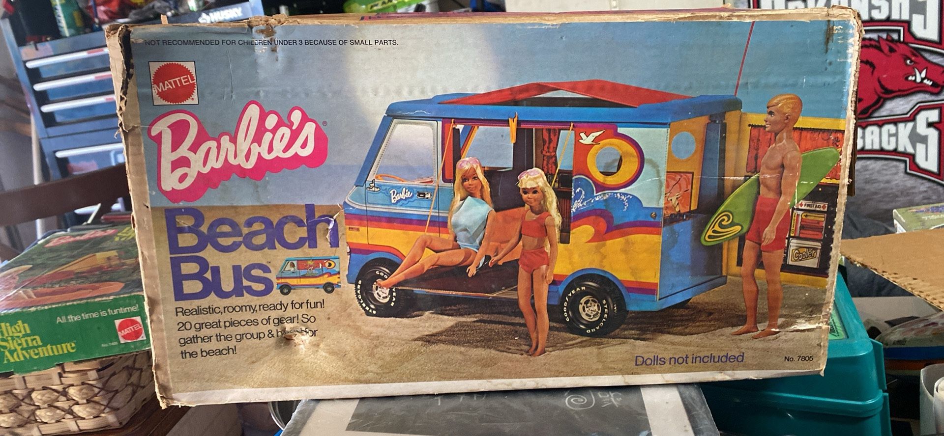 Vintage Barbie Bus