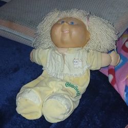 Original Cabbage Patch Doll  And Porcelain Doll