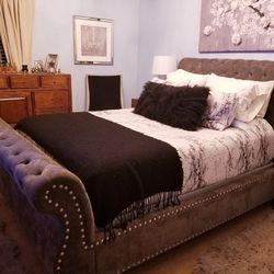 Queen Sleigh Bed Frame