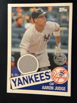 Topps Aaron Judge Yankees Relic Baseball Card