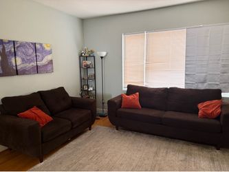 Sofa and loveseat