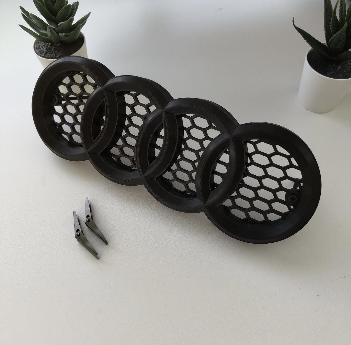 Audi Honeycomb Grille Emblem