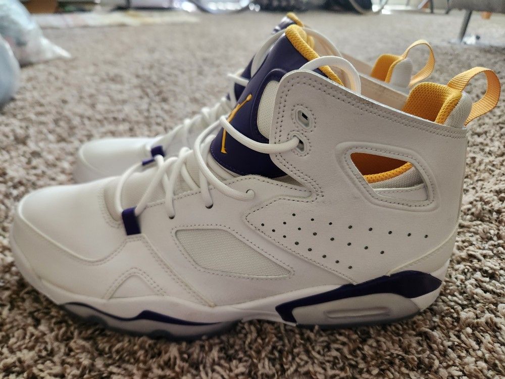 Brand New Jordan Flight Club 91 Lakers 