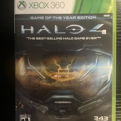 Xbox 360 Game Disc - Halo 4 (Game Of The Year Edition)