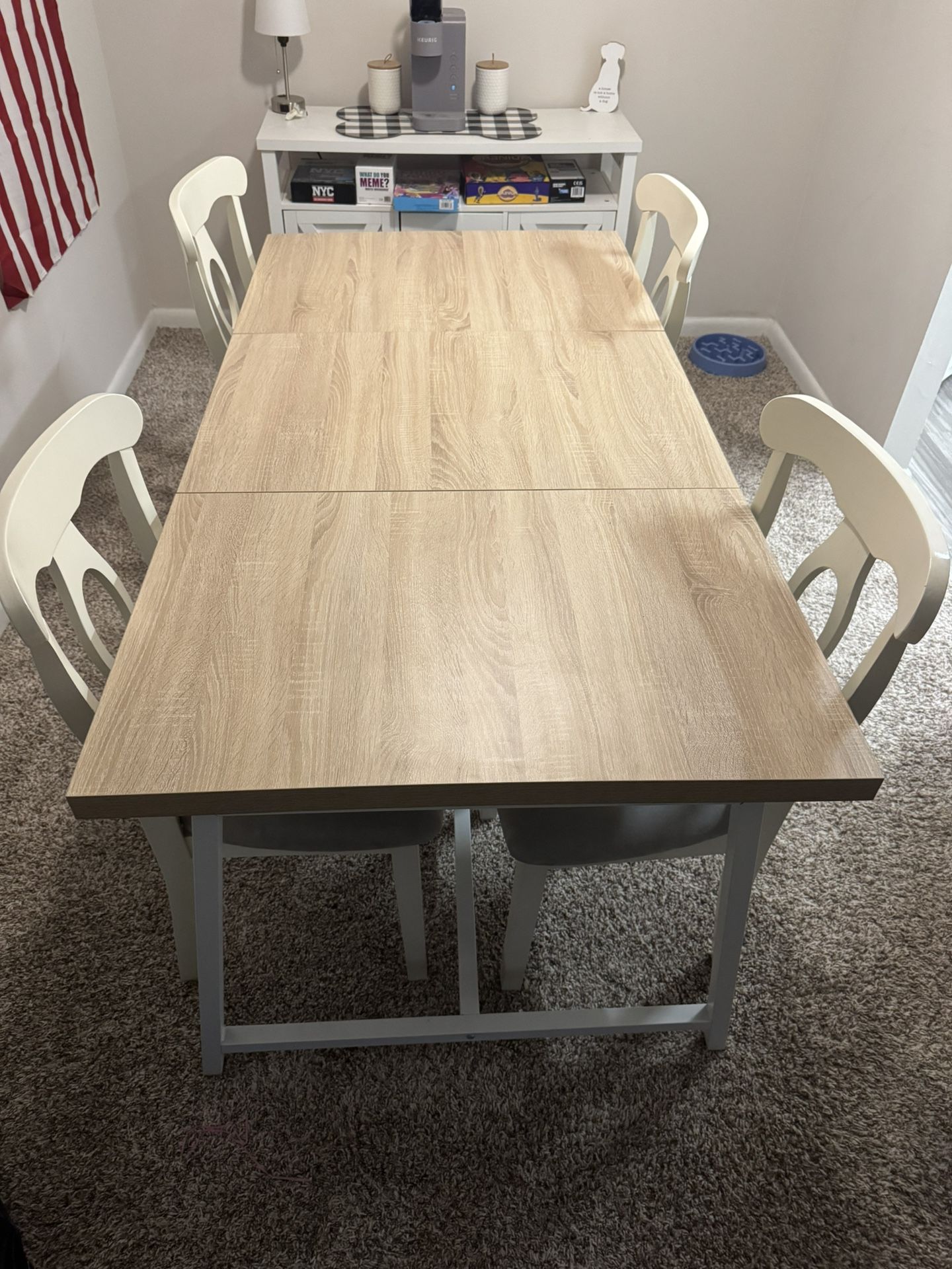 Dining Room Table And Four Chairs