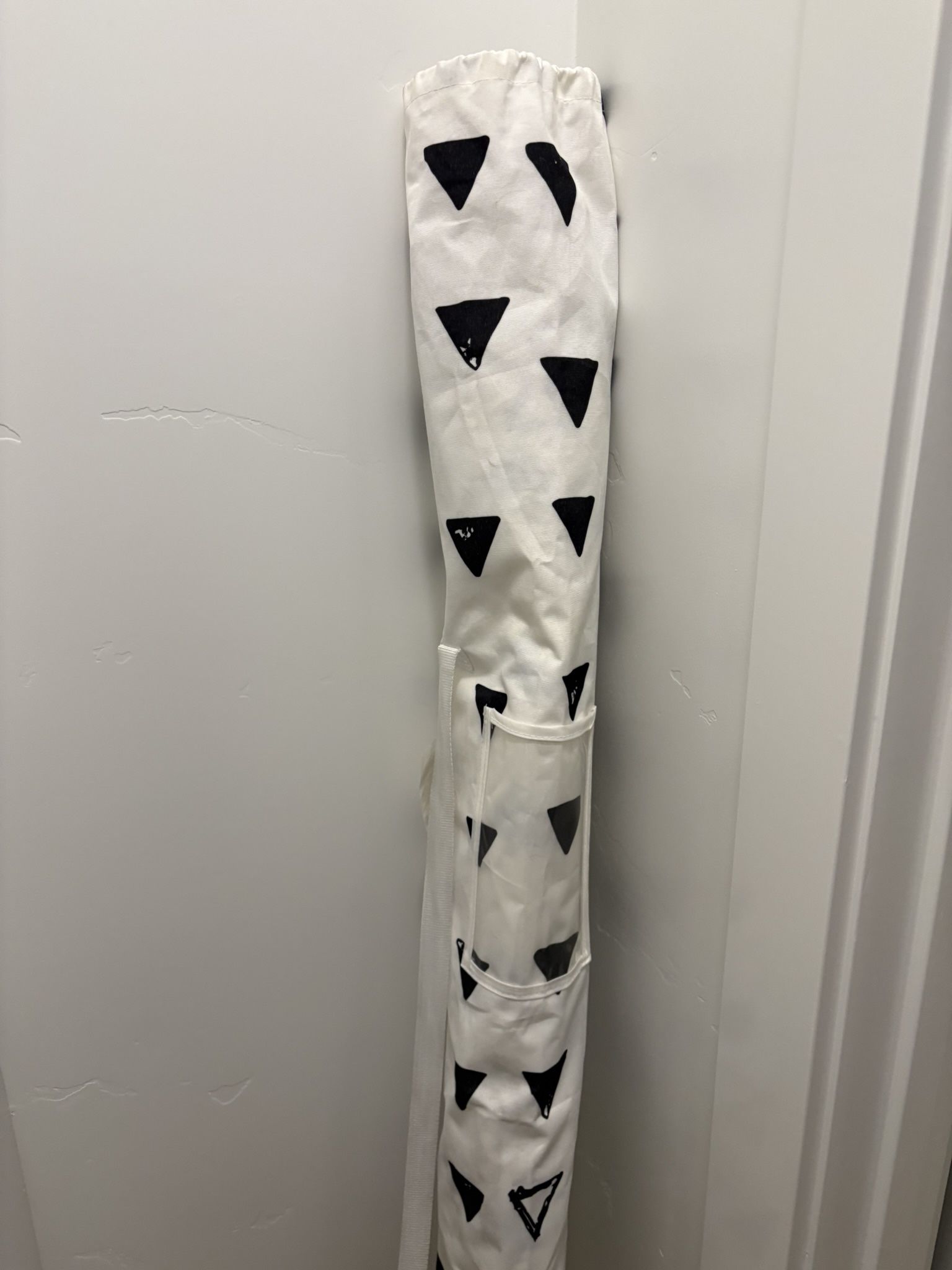 Black & White canvas kids play tent. 