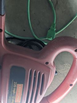 Blower for yard work for sale used but useful testing available in front of u