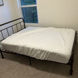 Full Sized Bed With Frame 