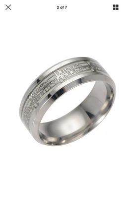 Glow in The Dark Silver Dota Ring
