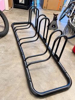 4-Bike Floor Parking Rack Stand