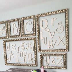 Alphabet Wooden Letters