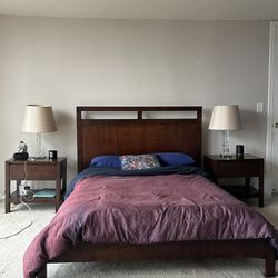 Wood Bedroom Set. 