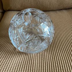 Vintage Cut Glass Flower Vase