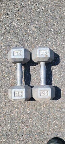 Hexagon Dumbbells-25lbs Cash or Zelle