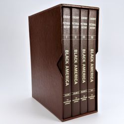 Ebony Pictorial History: Black America Volumes l - lV Slipcase Box Southwestern