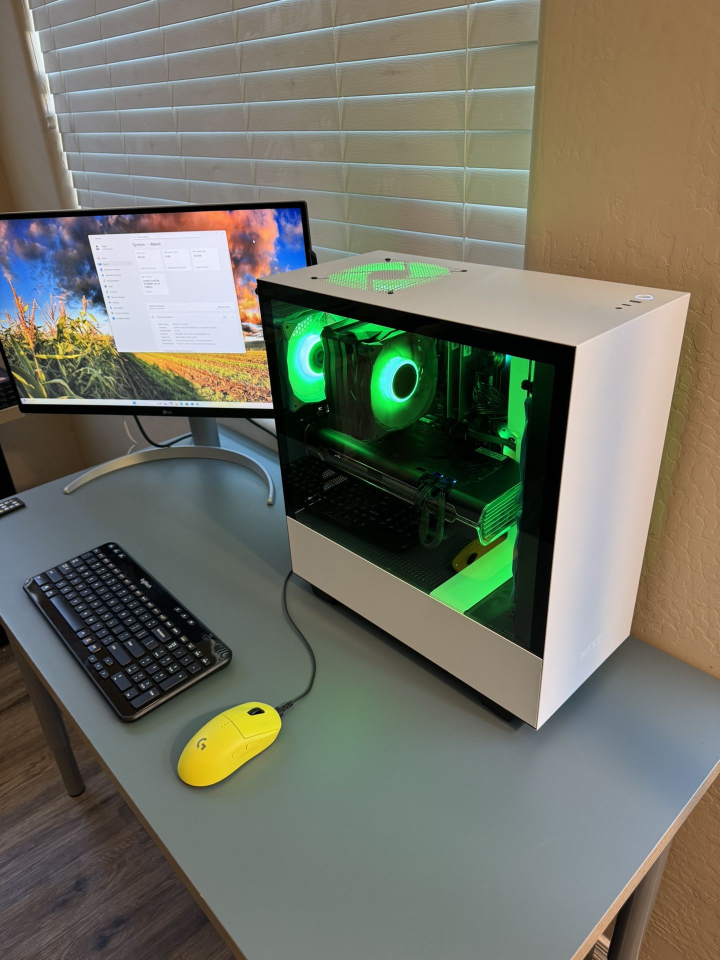 Very Nice i9 Gaming Computer With 4K Monitor