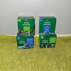 4 Packs 3 Bar Soap Irish Spring