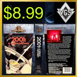 *CLASSIC* 2001: A Space Odyssey – VHS Tape (MGM/UA Home Video)