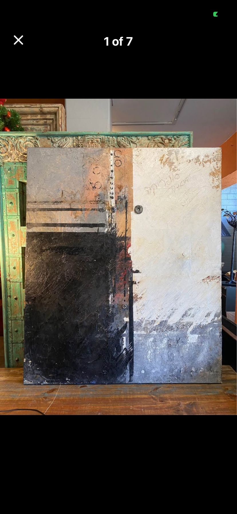 Beautiful Oil On Wood Signed By The Artist