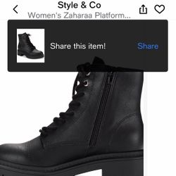 Black Military Boots