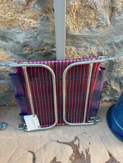 2 Portable Lounger Folding Chairs