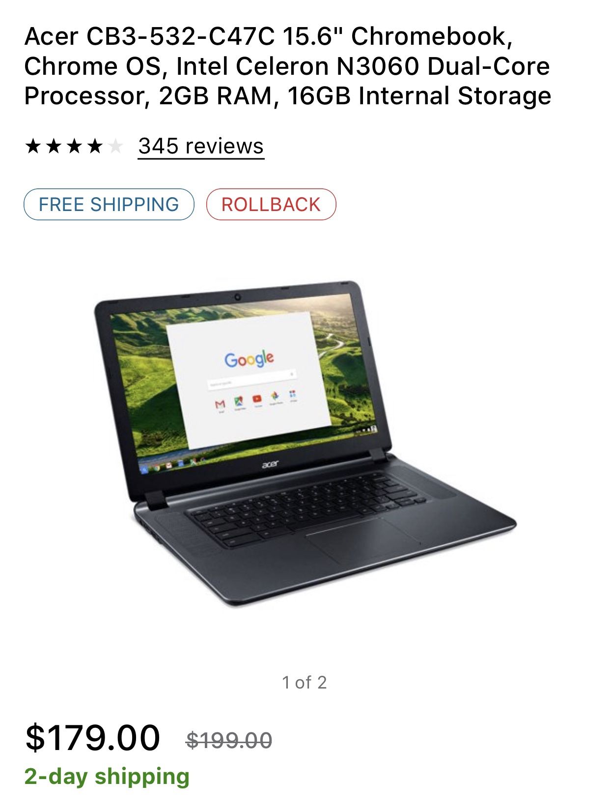 Acer Chromebook BRAND NEW