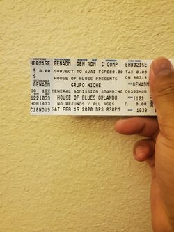 Ticket Grupo Niche Esta Noche