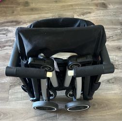 GB Gold Pockit + All City Future Perfect Stroller (black velvet)