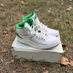 Lucky Green Jordan 2s Size 13