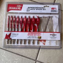 8 Piece Spade Bits