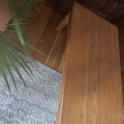 solid Oak Coffee Table 