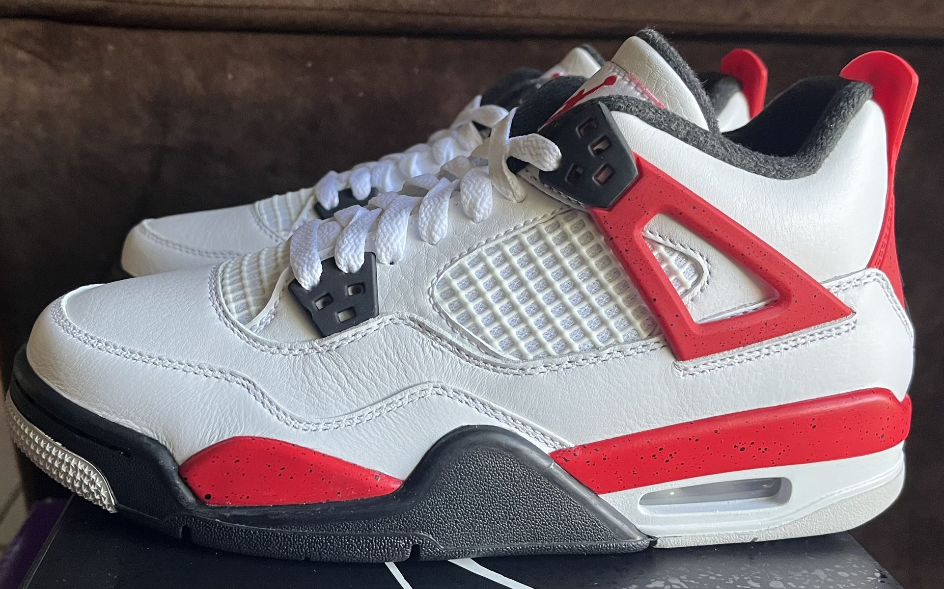 Jordan 4 Retro Red Cement GS Size 6.5Y New DS