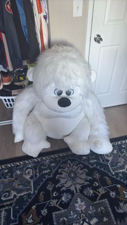 Jumbo Plush White Gorilla 