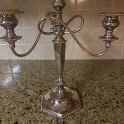 Beautiful Silver Plated Candelabra