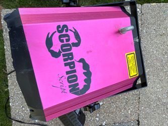 Used Chauvet Scorpion Script Laser Light