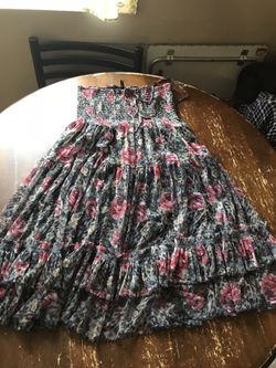 Strapless dress size L