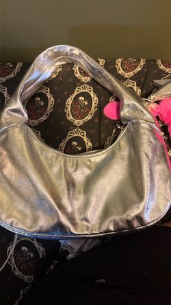Urban sophistication Silver Metallic Hobo Shoulder Bag