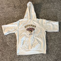 Supreme Vase Flower Hoodie White
