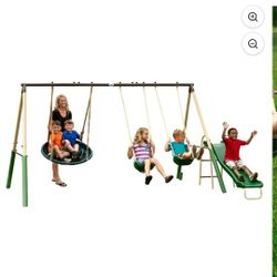 New Playground Swing Set In Box $60 Or Best Offer