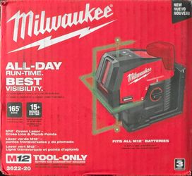 Milwaukee m12 green level laser