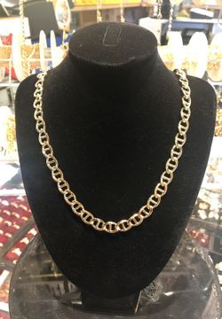 24KT Gold Bond Chain with Lifetime Replacement Guarantee (THIS IS NOT A PLATED CHAIN & IT WILL NOT CHANGE COLOR)