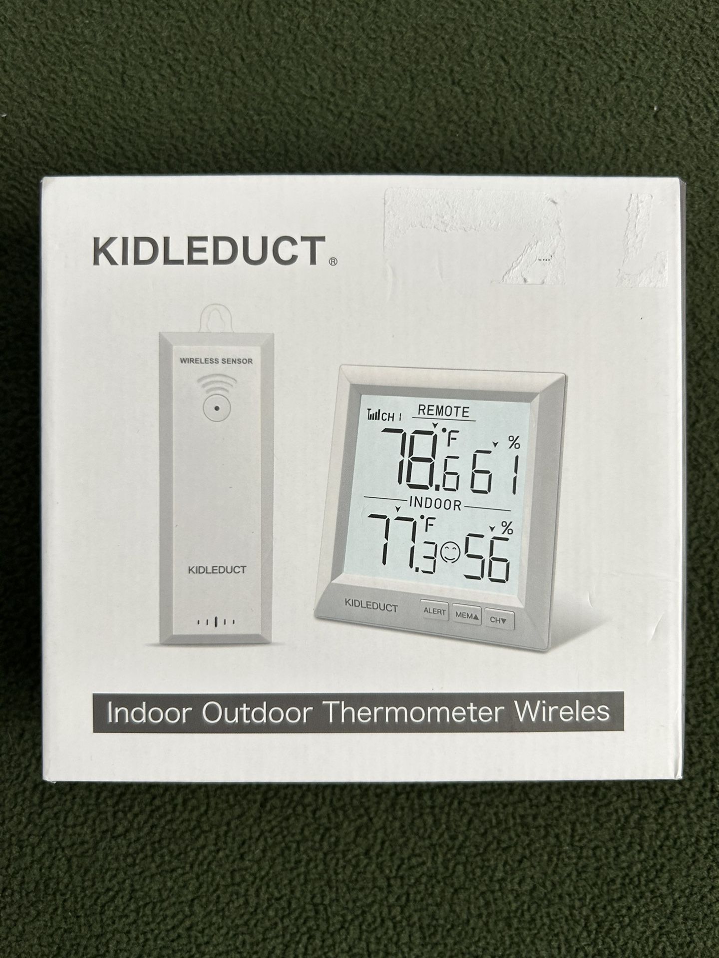 Wireless Digital Thermometer / Indoor & Outdoor
