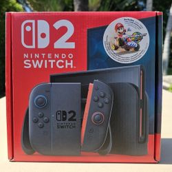 SEALED + RECEIPT | Nintendo Switch 2 + Mario Kart World Bundle video game console