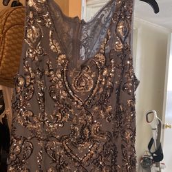 bestido de fiesta nuevo size 16 esde Mcys