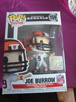 Funko Pop! Joe Burrow #159 Cincinnati Bengals NFL – New in Box