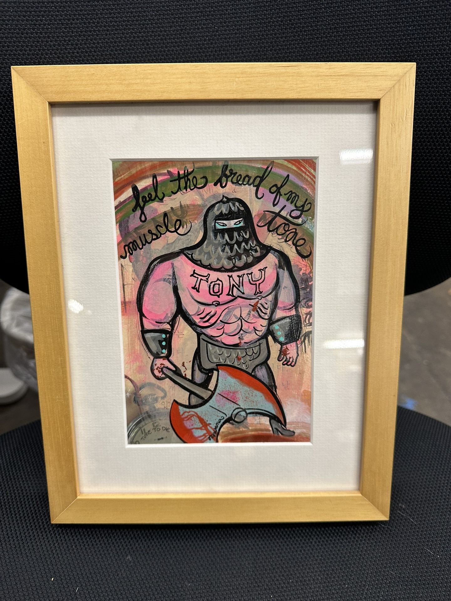 Bwana Spoons Original Painting Comic Artist Underground