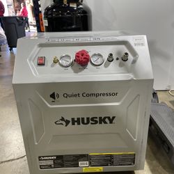 HUSKY 150 PSI Electric Oil-Free Quiet Workshop Air Compresser