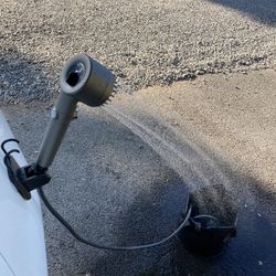 on the go shower for camping glamping off road