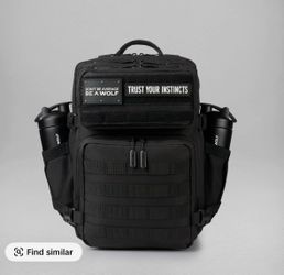Alpha Black 35L Water Resistant Travel Backpack